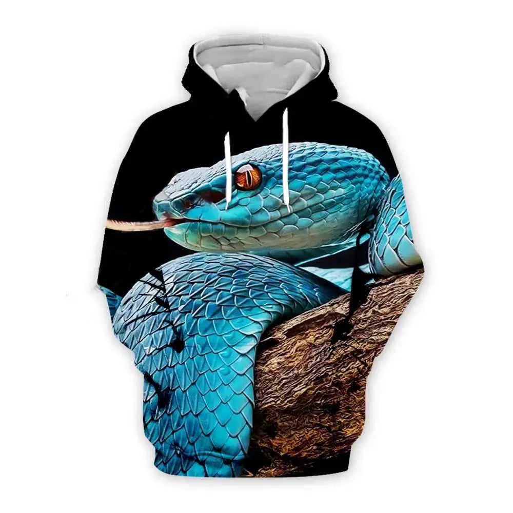 Blue Snake Hoodie | Snakes Store™