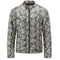 Snake Leather Jacket Grey Snakes Store™