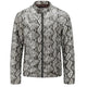 Snake Leather Jacket Grey Snakes Store™