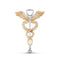 Snake Medical Brooch Gold Fits for all Alloy Snakes Store™