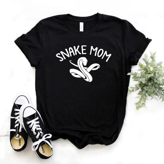 Snake Mom T-shirt Black Snakes Store™