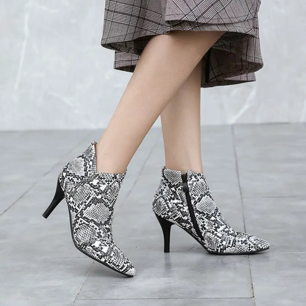Snake Print Booties Snakes Store™