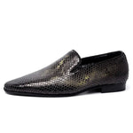 Snake Print Leather Shoes - Vignette | Snakes Store