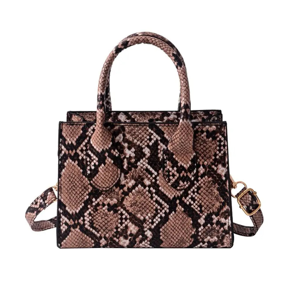 Snake Print Purse Brown Snakes Store™