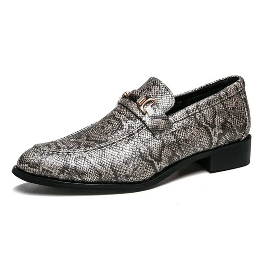 Grey snakeskin shoes discount