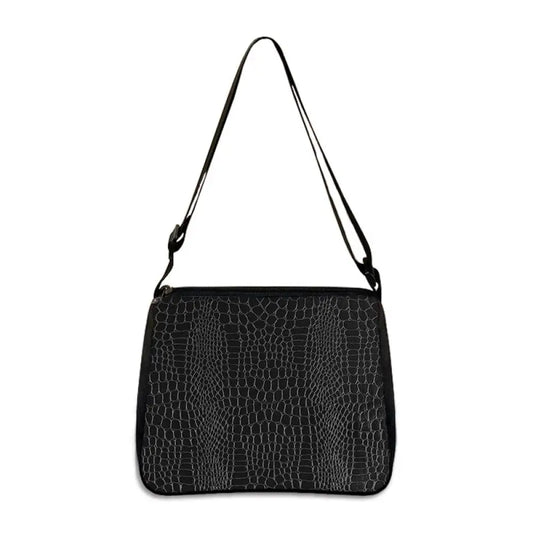 Snake Print Tote Bag Black 20X24cm Snakes Store™