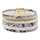 Snake Skin Bracelet White Leather Adjustable Snakes Store™