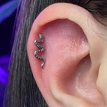 Snake Stud Earrings - Vignette | Snakes Store