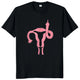 Snake Uterus T-shirt Black Snakes Store™