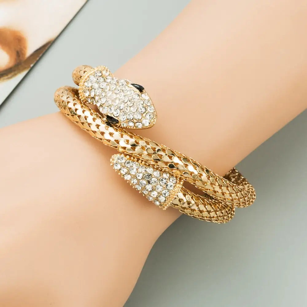 Snake Wrap Bracelet Gold Snakes Store™