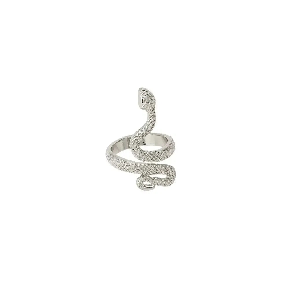 Snake Wrap Ring Sliver Snakes Store™