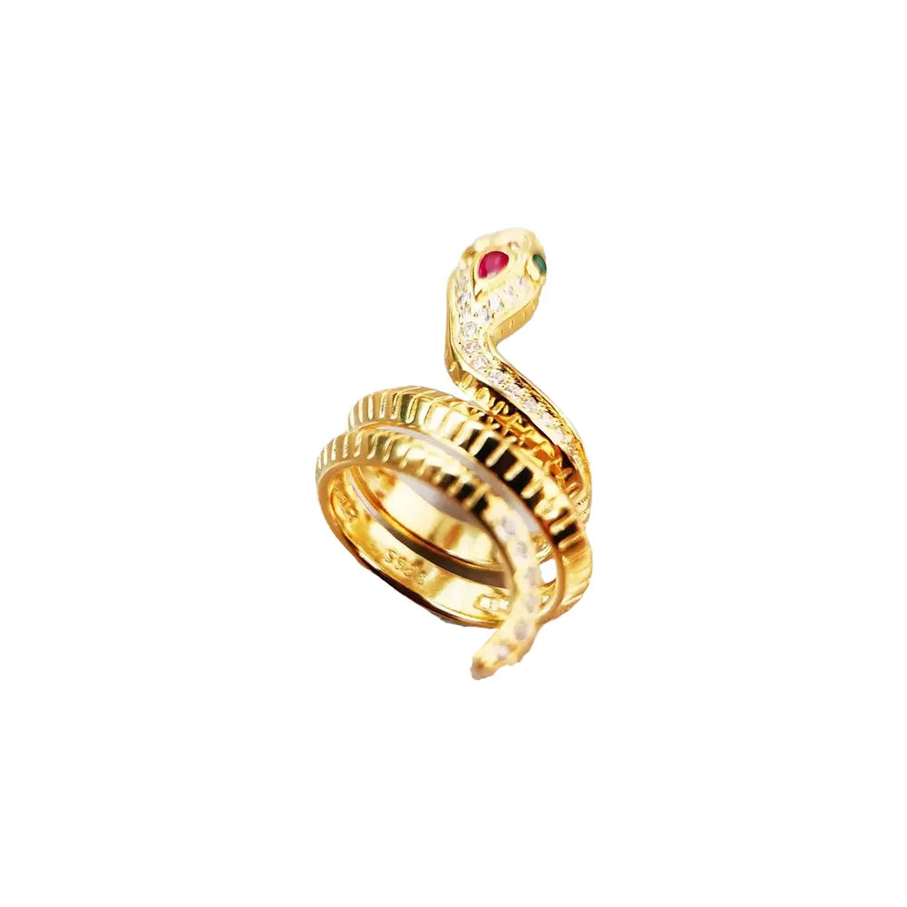 Solid Gold Snake Ring Snakes Store™