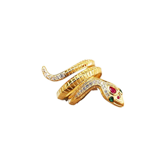 Solid Gold Snake Ring Snakes Store™