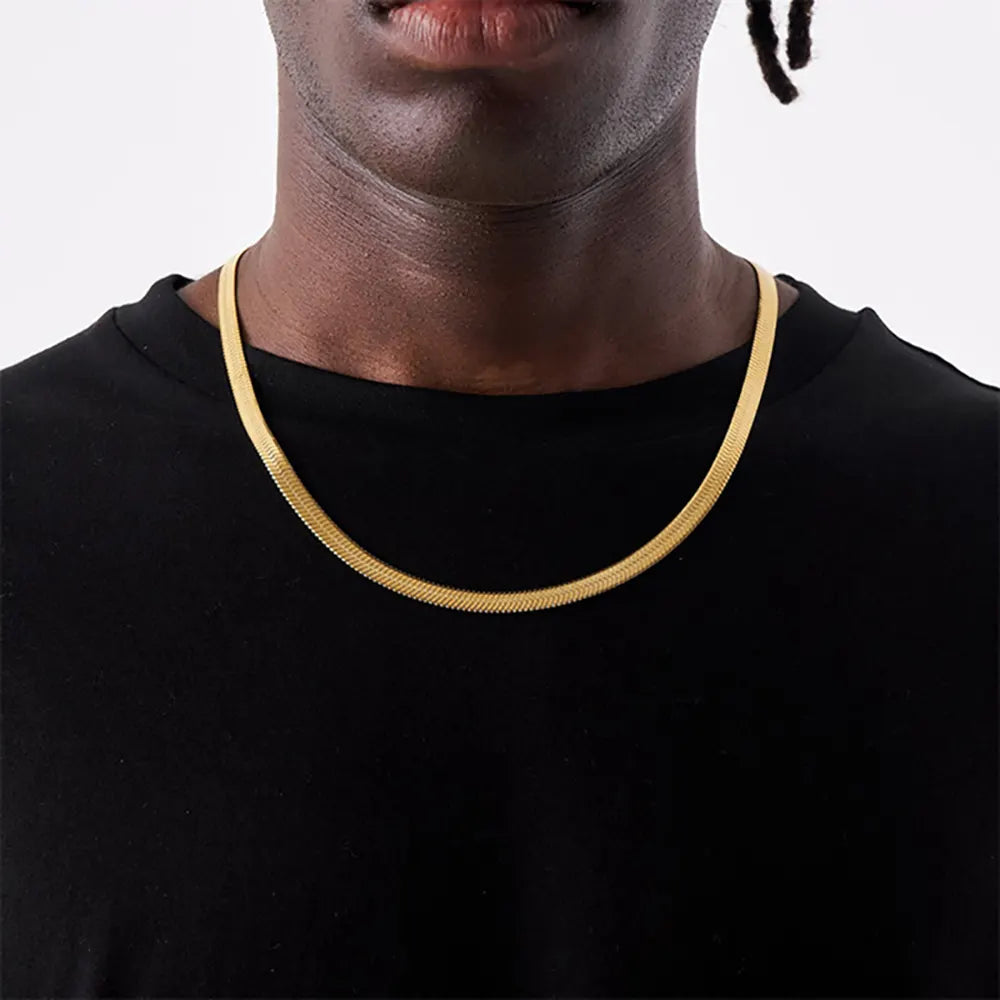 Thin Snake Chain Gold Thin Snakes Store™