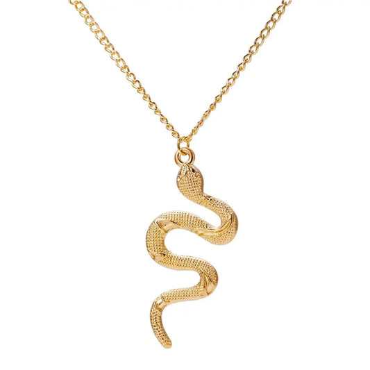 Victorian Snake Necklace - Gold
