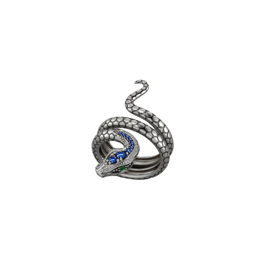 Victorian Snake Ring Resizable Silver Snakes Store™