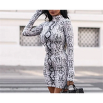White Snake Print Dress - Vignette | Snakes Store