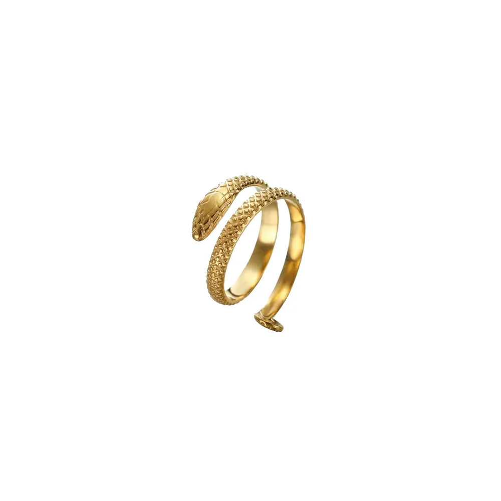 Wrap Around Snake Ring Gold Snakes Store™