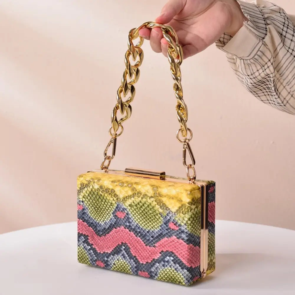 Yellow Snakeskin Purse Snakes Store™