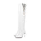 White Snakeskin Thigh High Boots White Genuine Leather Snakes Store™